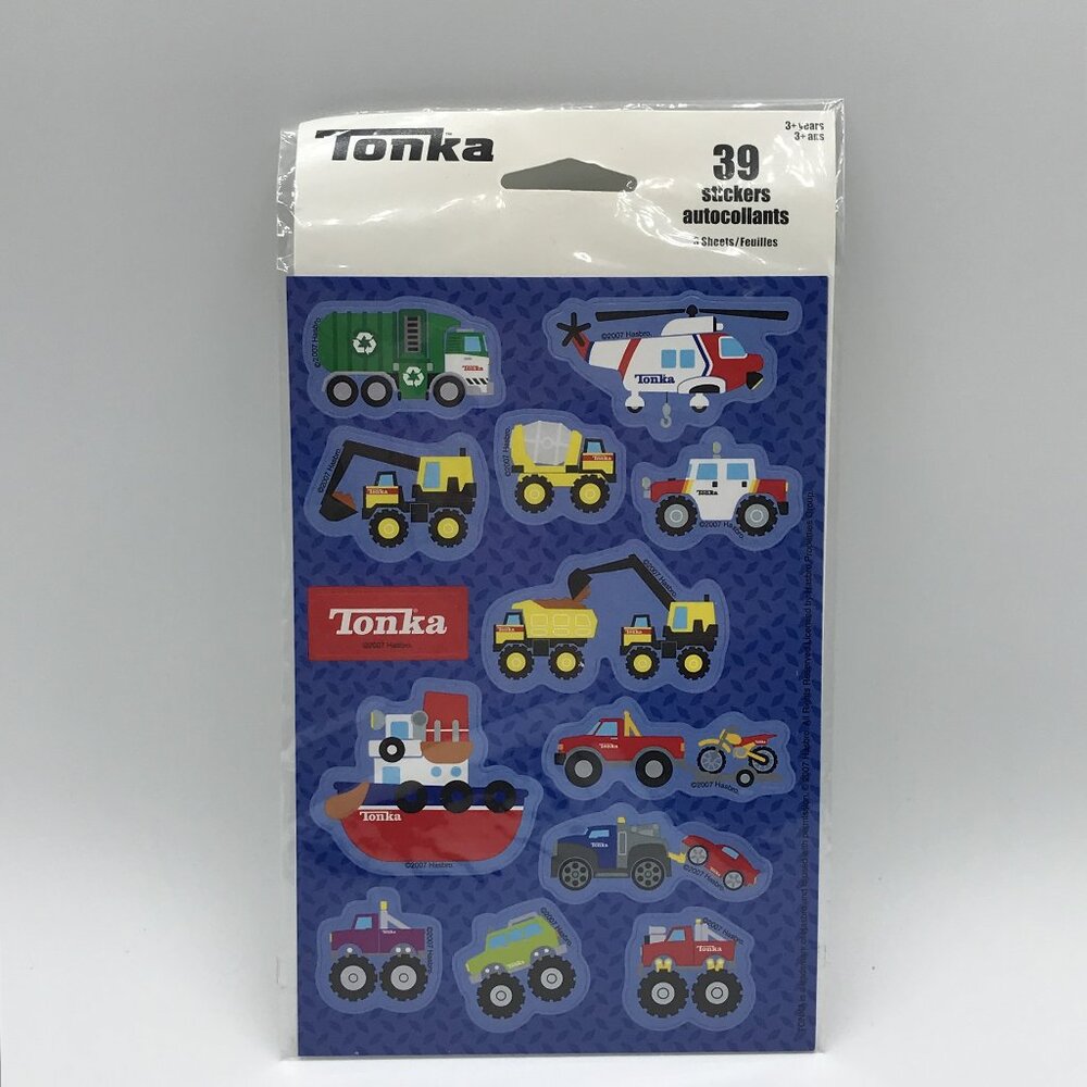 Tonka Kid Squad 39 Stickers Autocollants Acid-Free 3 Sheets